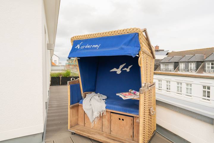 Ferienwohnung für 6 Personen, mit Ausblick und Balkon auf Norderney - 4