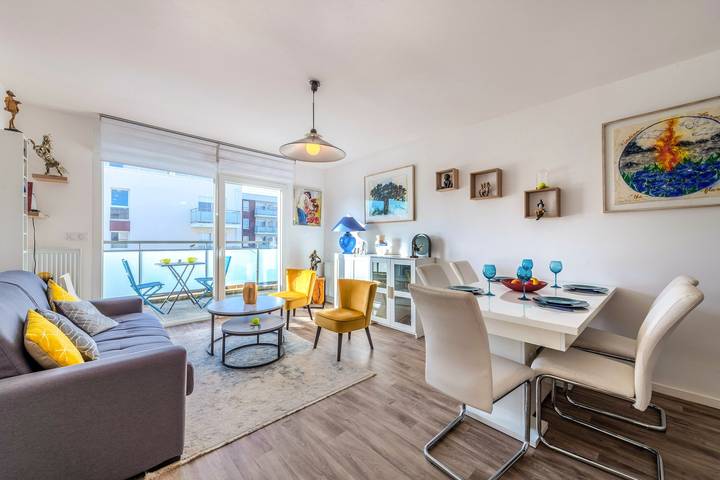 Appartement de vacances pour 4 personnes, avec terrasse à Brest