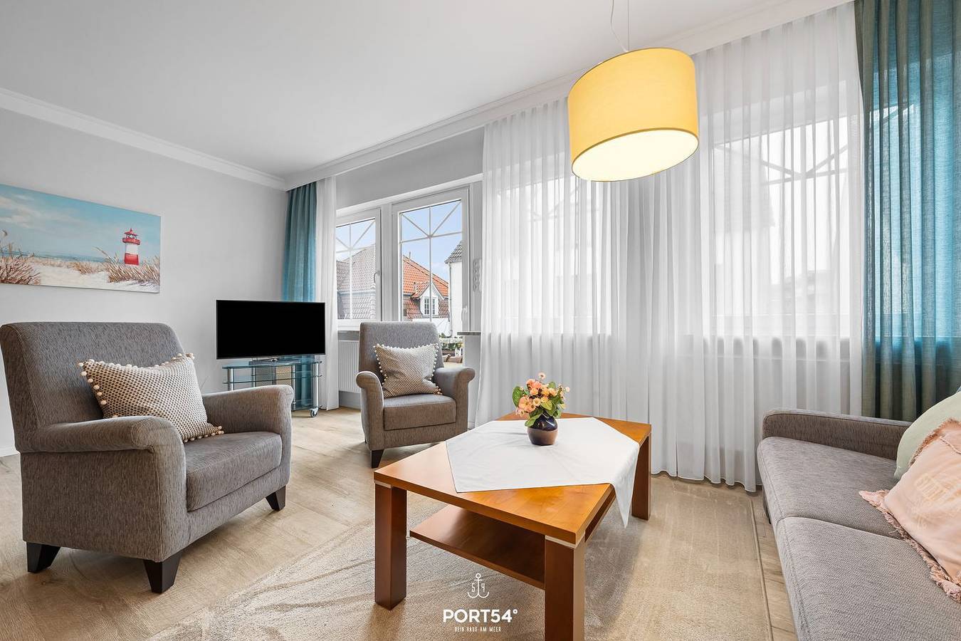 Ganze Wohnung, "Ferienwohnung Sylt" im Herzen Büsums mit Balkon und Strandnah in Hafen Büsum, Büsum