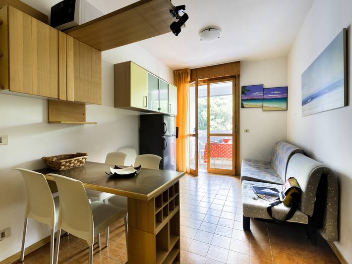 Ferienwohnung für 5 Personen, mit Balkon/Terrasse an der Adriatisches Meer