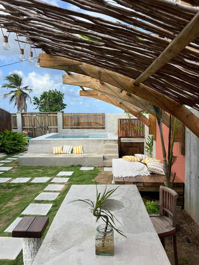 Maison de vacances pour 4 personnes, avec vue ainsi que piscine et jardin