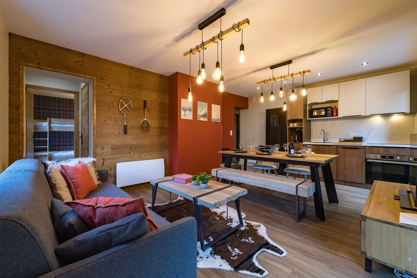 Appartement entier, ☆☆☆ Accès 3 Vallées & paradis cyclo - Cosy 4-6 pers. in Orelle, Région de Saint-Jean-de-Maurienne
