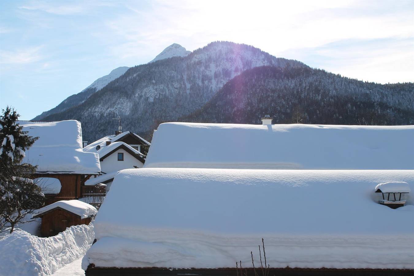 Hel ferielejlighed, "Nr. 9 / Typ A" - Fewo/Wohn-/Schlafraum/Dusche,Wc in Mittenwald, De Bayerske Alper