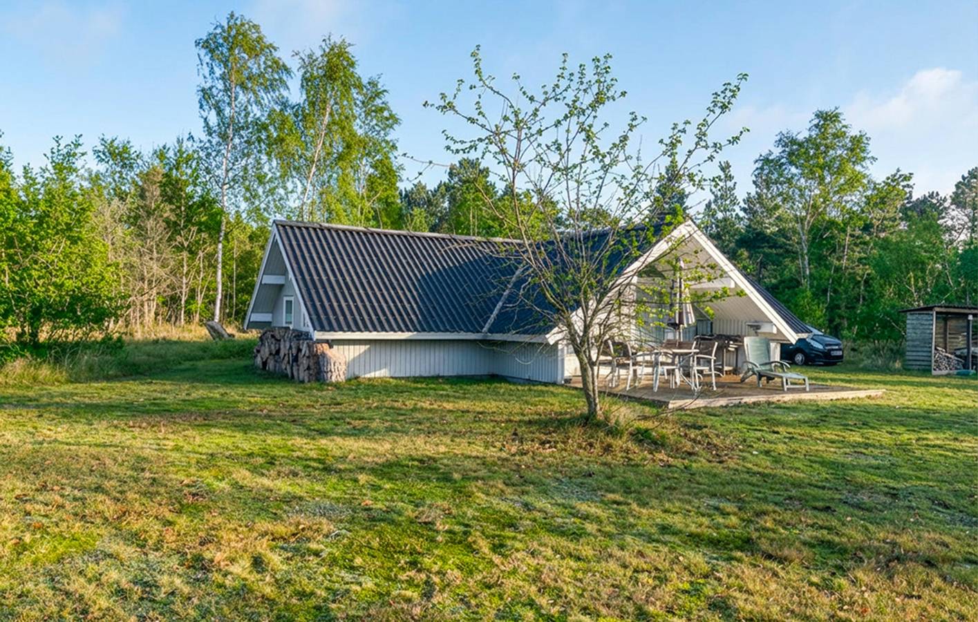 Ferienhaus für 6 Personen mit Terrasse in Hyldtofte Østersøbad, Rødby