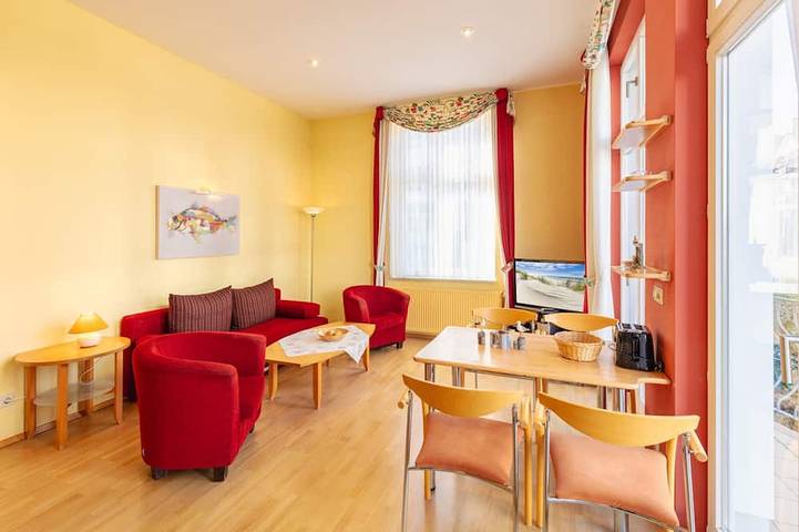 Villa für 6 Personen, mit Balkon und Garten in Ahlbeck