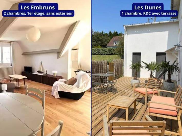 Appartement de vacances pour 2 personnes, avec terrasse - 1