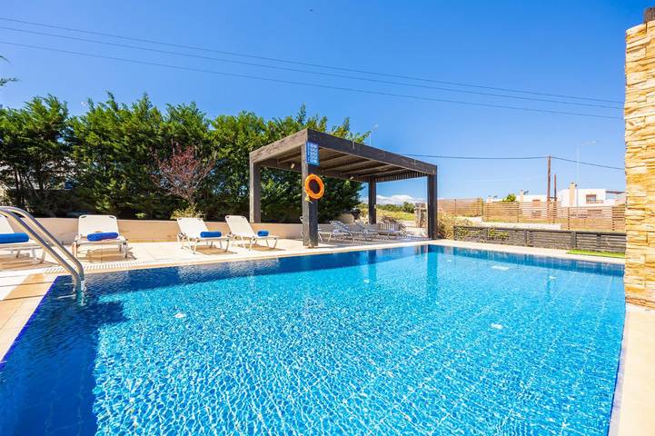 Ferienhaus für 8 Personen, mit Meerblick und Balkon sowie Terrasse und Garten auf Rhodos - 3