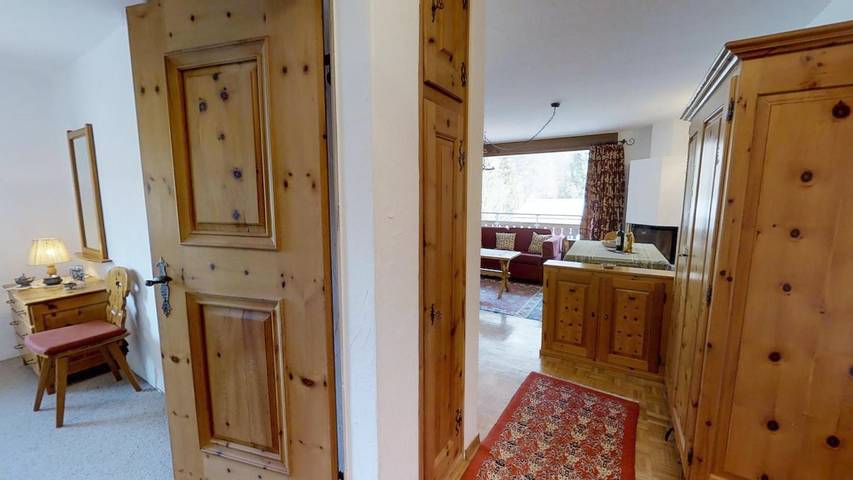 Ferienwohnung für 4 Personen, mit Ausblick und Garten in La Punt-Chamues-ch - 2