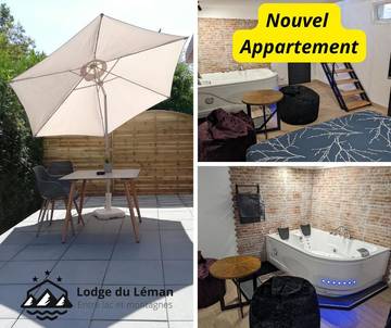 Cottage pour 2 personnes, avec terrasse à Sciez