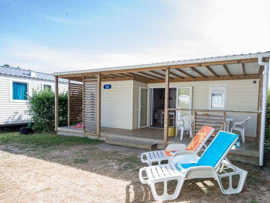 Camping La Bolée d'Air - Chalet 6 personas - Alizé - 3 habitaciones in Saint-Vincent-sur-Jard, Vandea