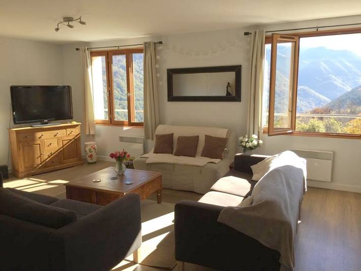 Gîte pour 10 personnes, avec terrasse et vue à Bordères-Louron - 3