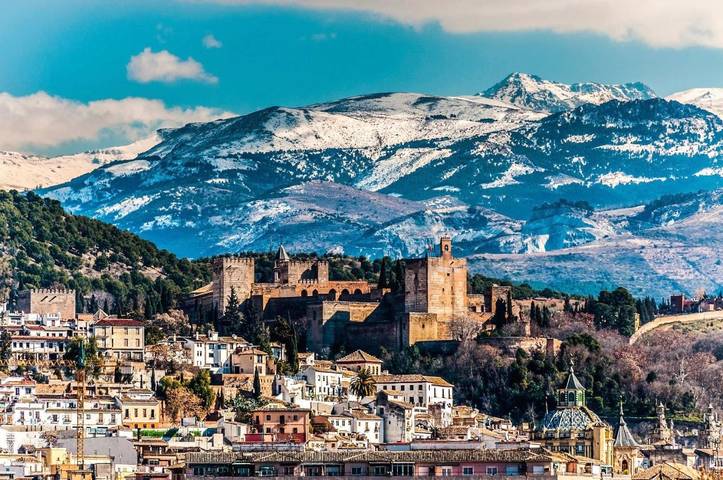 Appartamento per 3 persone, con Terrazza e Giardino nonché Panorama a Churriana de la Vega