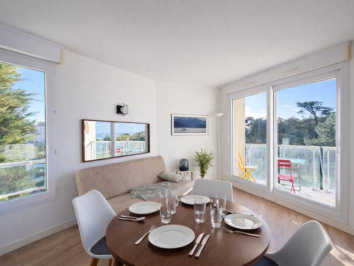 Gîte pour 2 personnes, avec balcon dans Plage des Rochelets