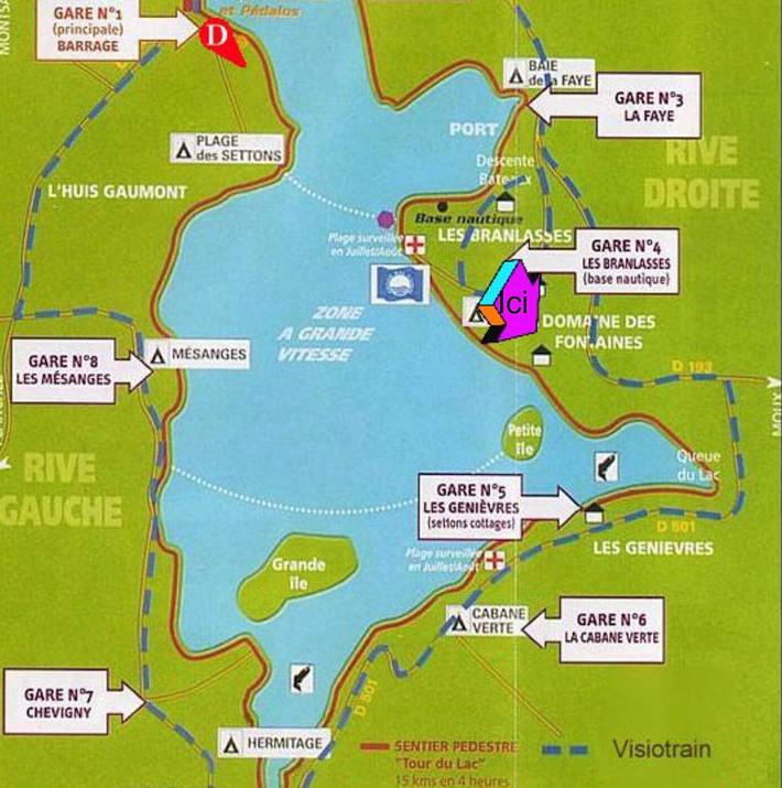 Gîte pour 6 personnes, avec jardin ainsi que vue sur le lac et terrasse dans Lac des Settons (Montsauche-les-Settons) - 4