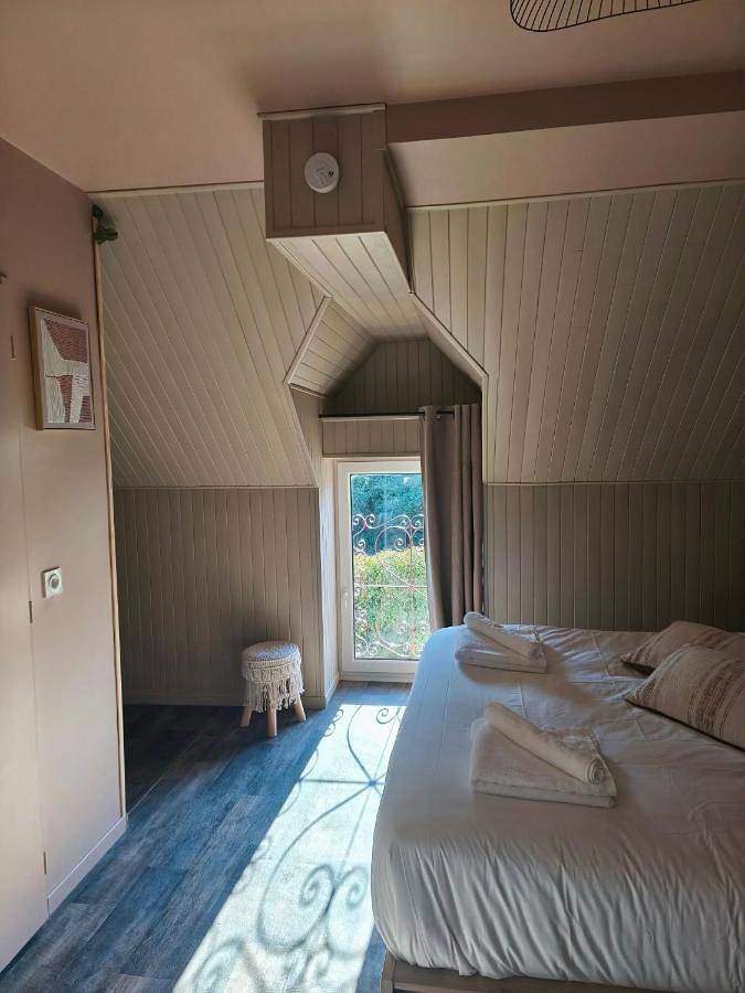 Chambre d’hôte pour 2 personnes, avec Terrasse ainsi que Jardin et Vue