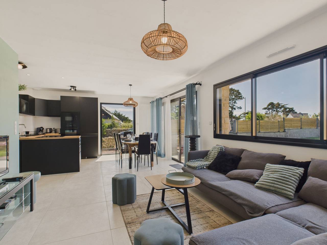 Sea view – 500m from the beach – House for 10 in Saint-Gildas-de-Rhuys, Côte des Mégalithes