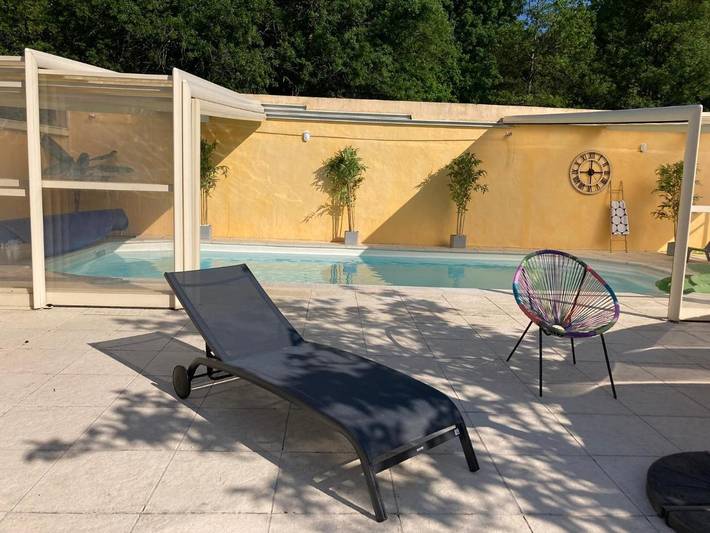 Gîte pour 3 personnes, avec jacuzzi ainsi que piscine et jardin à Saint-Jean-de-Boiseau