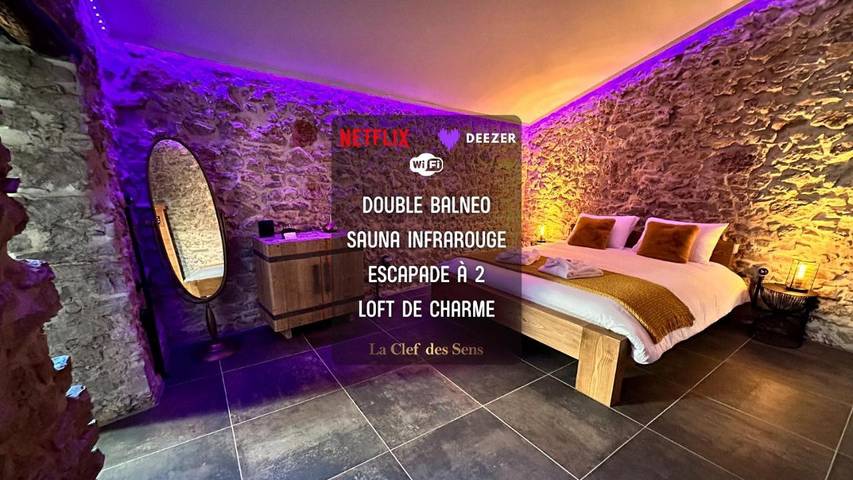 Apartamento de vacaciones para 2 personas, con sauna y jacuzzi - 1