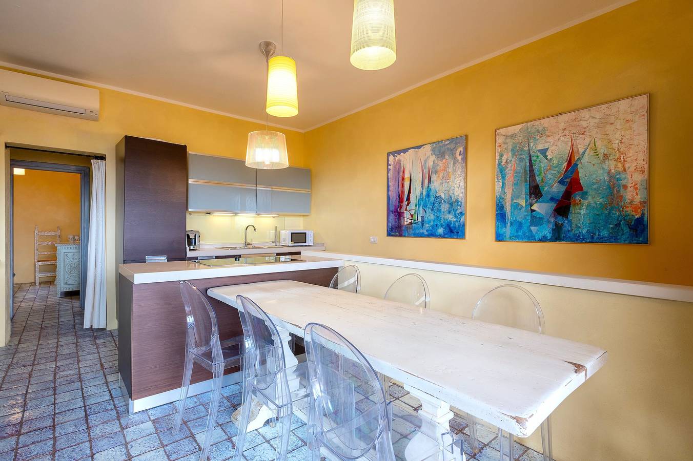 Casa vacanze 'Casa Marina' con vista mare con accesso privato alla spiaggia e aria condizionata in Spiaggia La Pelosa, Stintino