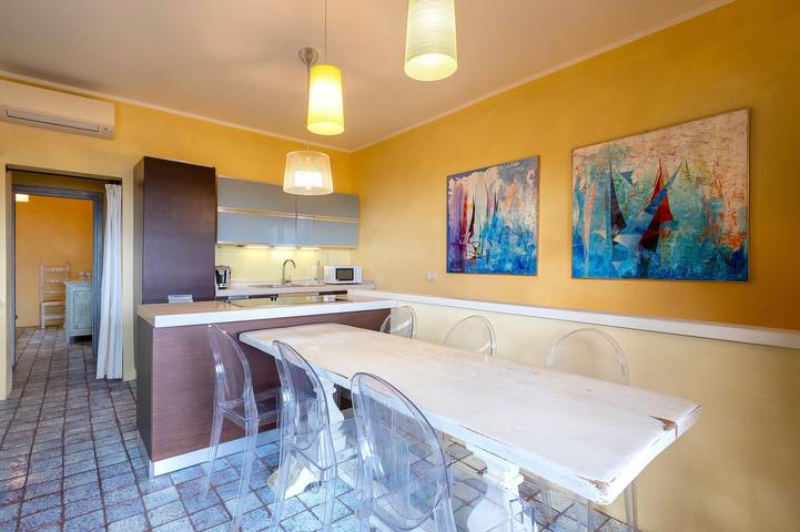 Casa vacanze 'Casa Marina' con vista mare con accesso privato alla spiaggia e aria condizionata in Spiaggia La Pelosa, Stintino