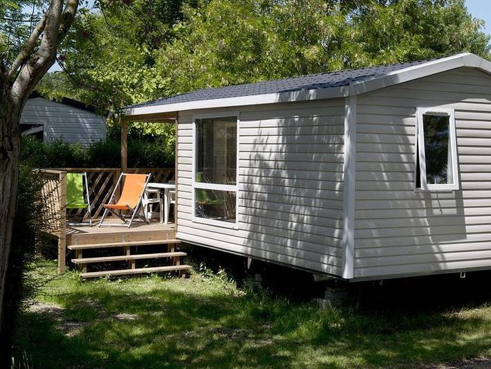 Flower Camping L'Abri-Côtier - Mobilheim 5 personen - Loggia Privilège 26 m² (2 Schlafräume - 4/5 pers.) + Tv + Lv in Saint-Nazaire-sur-Charente, Rochefort und Umgebung