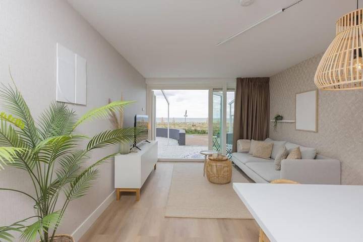 Location de vacances pour 4 personnes, avec terrasse et vue dans Scheveningen