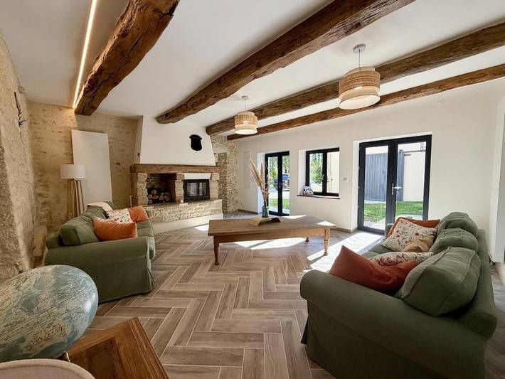 Villa pour 8 personnes, avec Terrasse ainsi que Jardin et Vue