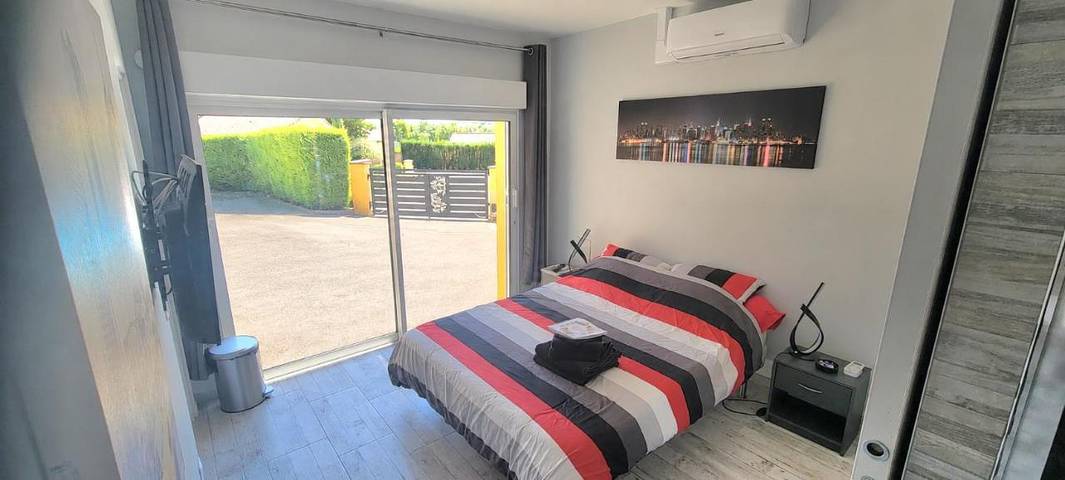 Chambre d’hôte pour 2 personnes, avec Terrasse ainsi que Jardin et Vue