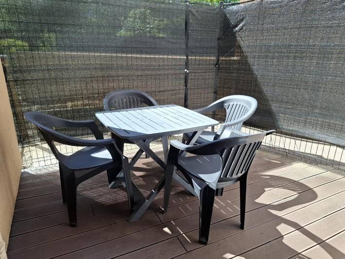 Appartement de vacances pour 3 personnes, avec terrasse, animaux acceptés