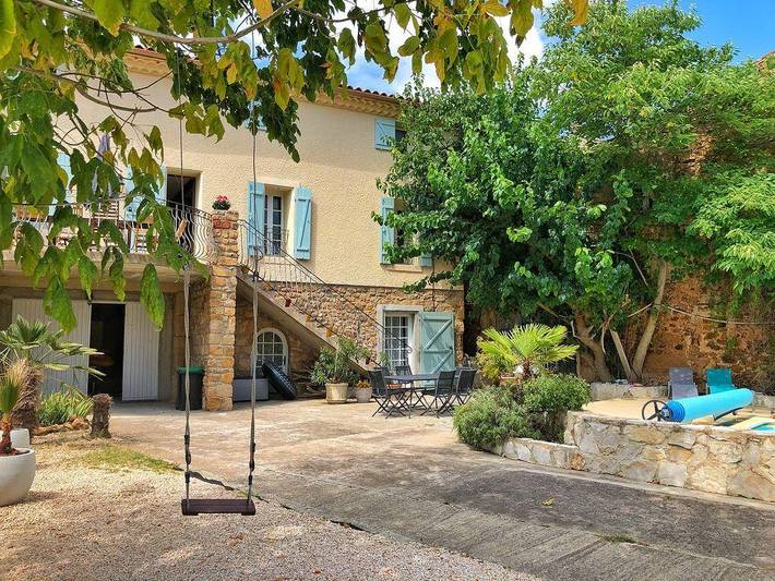 Location de vacances pour 13 personnes, avec piscine et jardin, animaux acceptés à Saint-André-de-Roquelongue - 4