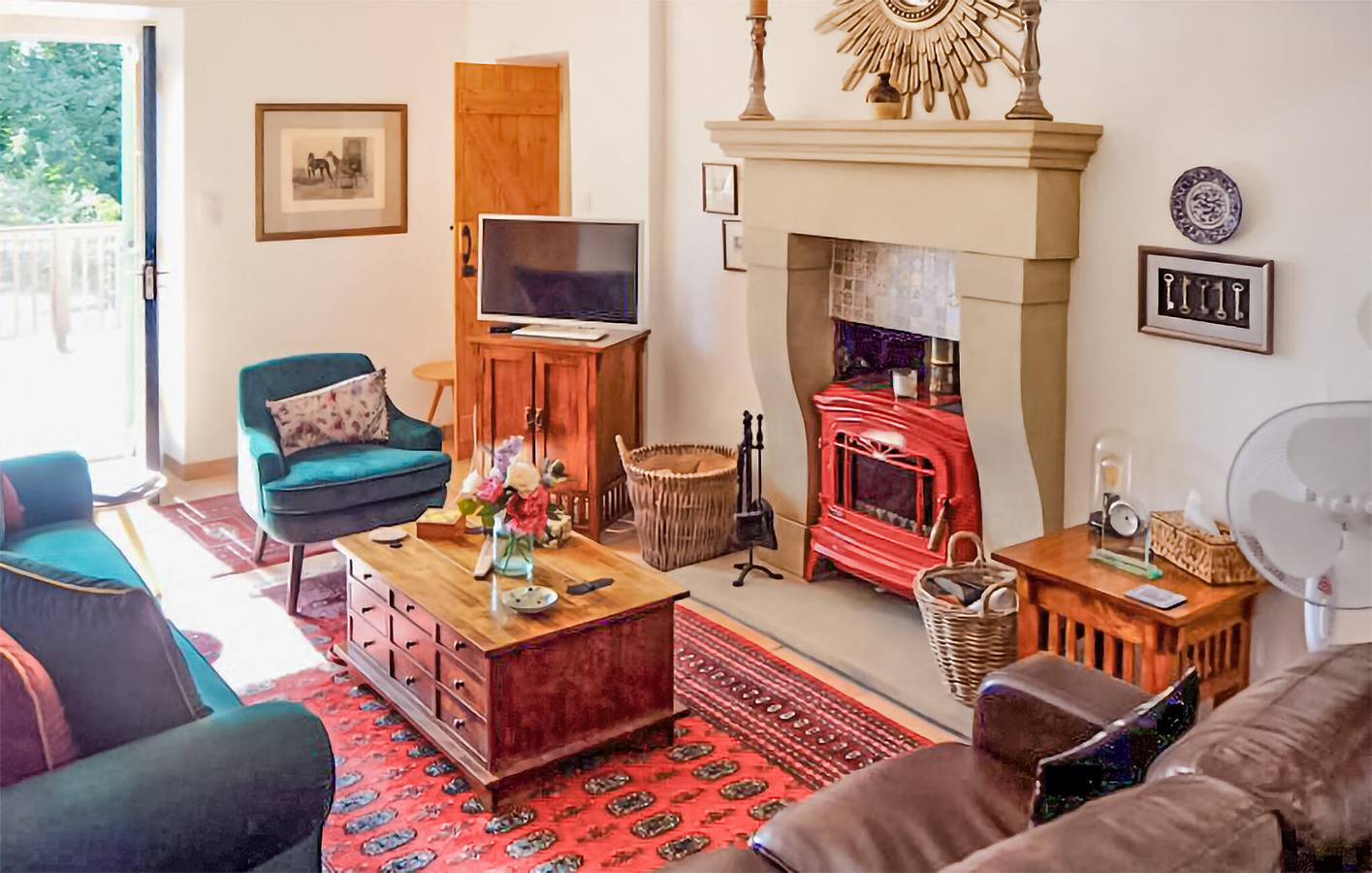 Appartement climatisé avec piscine et parking, à 1,5 km de la rivière in Périgord Blanc