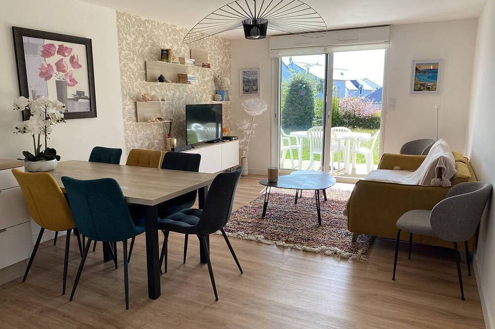Appartement entier, Appartement cosy avec wifi à 600m de la plage in Saint-Cast-le-Guildo, Région de Dinan