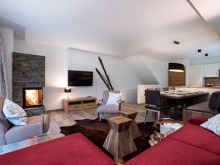 Ferienhaus für 8 Personen, mit Balkon und Terrasse sowie Garten und Sauna in Leogang - 2
