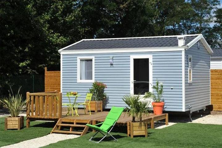 Wohnwagen für 2 Personen, mit Kinderpool in Frankreich - 4