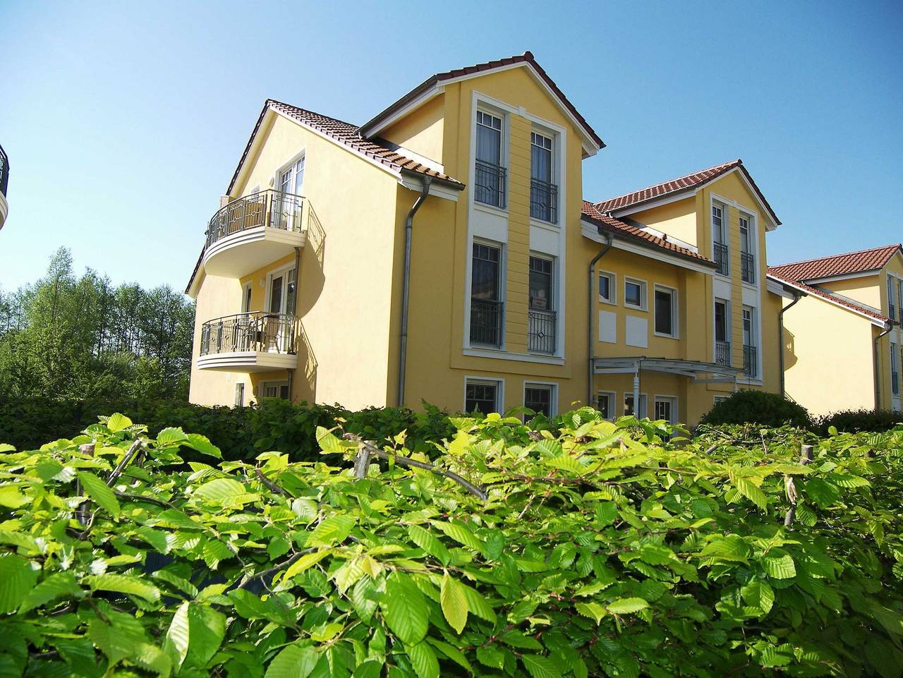 Ganze Ferienwohnung, Schloonseevillen mit Balkon und *200 m vom Strand entfernt* - Ferienwohnung Nr.18 (Gottschalk) in Bansin, Heringsdorf