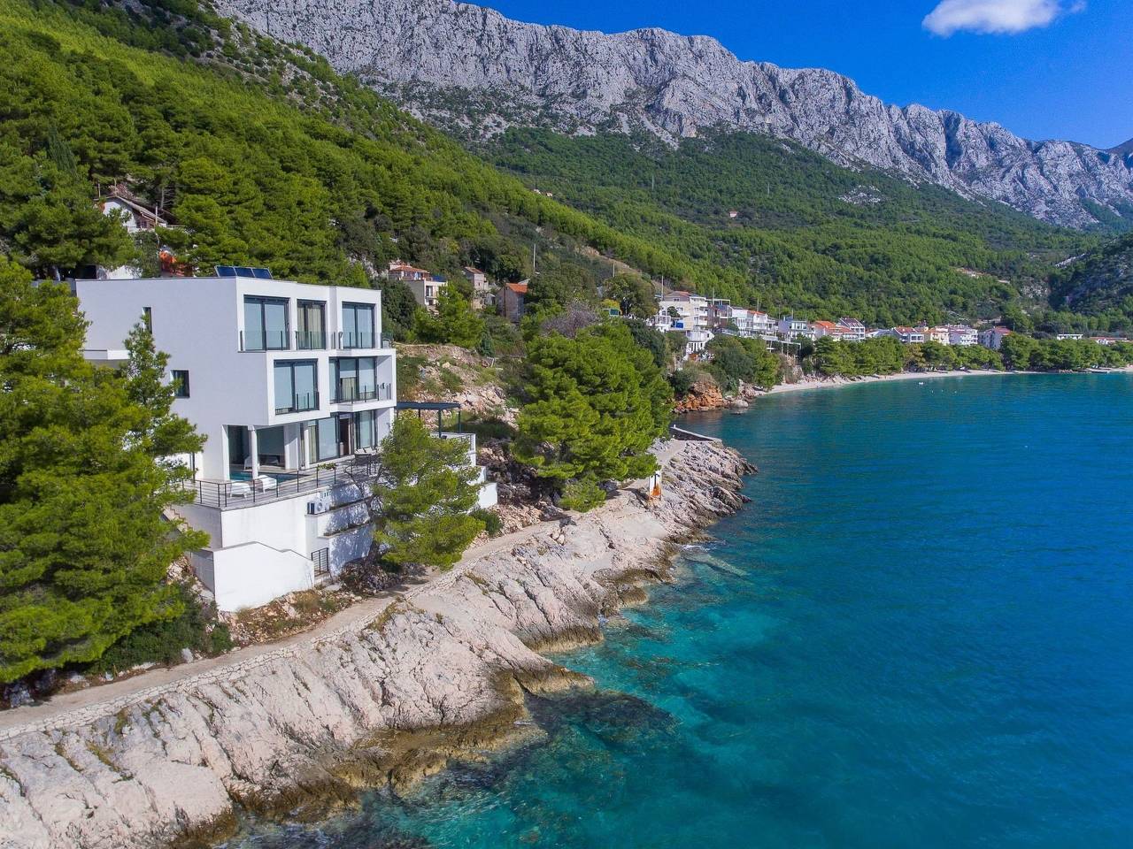 Villa Puntien am Meer mit privatem Pool in Drvenik, Makarska Riviera