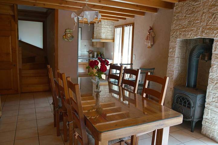 Maison de vacances pour 10 personnes, avec terrasse et jardin