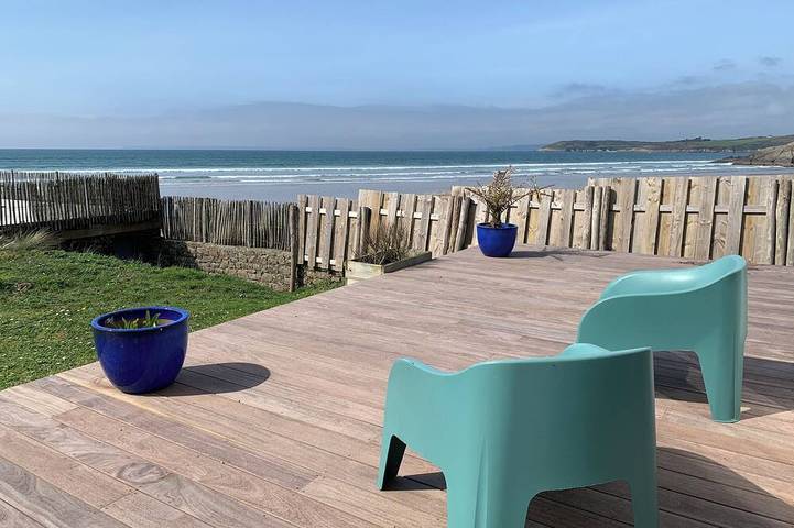 Gîte pour 6 personnes, avec terrasse et jardin dans Plage Ty An Quer Plonevez Porzay