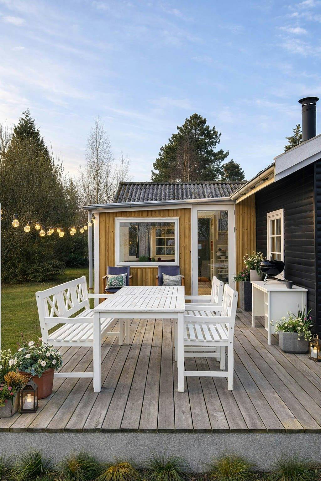 Lille oase med stor terrasse og en hyggelige have in Grevinge, Nordwestseeland