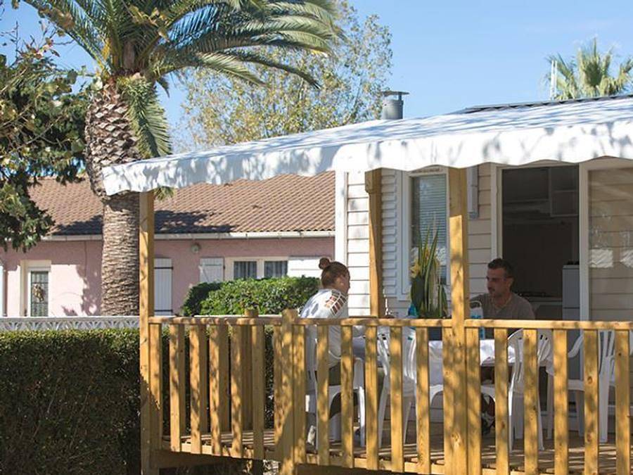 Camping Paradis - Naia Village  - Mobilheim 4 personen - Aloha in Le Barcarès, Côte d'Améthyste