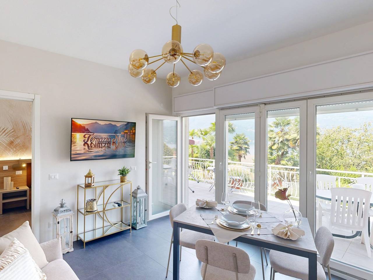 Terrazza Ninì in Germignaga, Lago Maggiore (Lombardei)