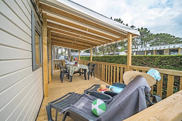 Mobil home pour 4 personnes, avec bassin pour enfant et sauna à Brem-sur-Mer - 3