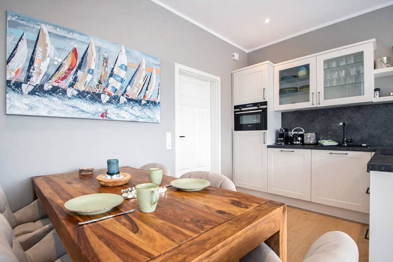 Ganze Wohnung, Ferienwohnung Sandglanz – stilvoll, modern und lichtdurchflutet in Juist