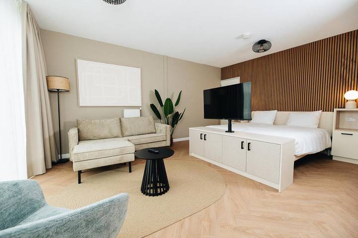 Ferienwohnung für 2 Personen, mit Garten und Pool sowie Sauna und Ausblick, mit Haustier in Renesse - 3