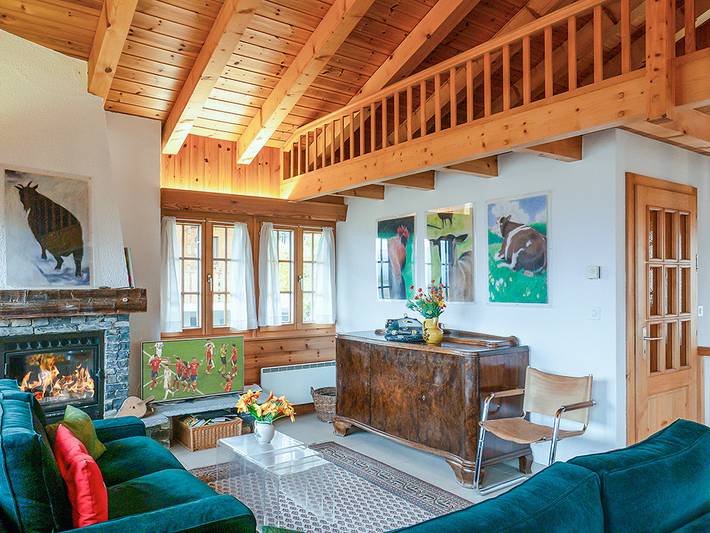 Ferienhaus für 8 Personen, mit Balkon und Ausblick im Wallis - 4