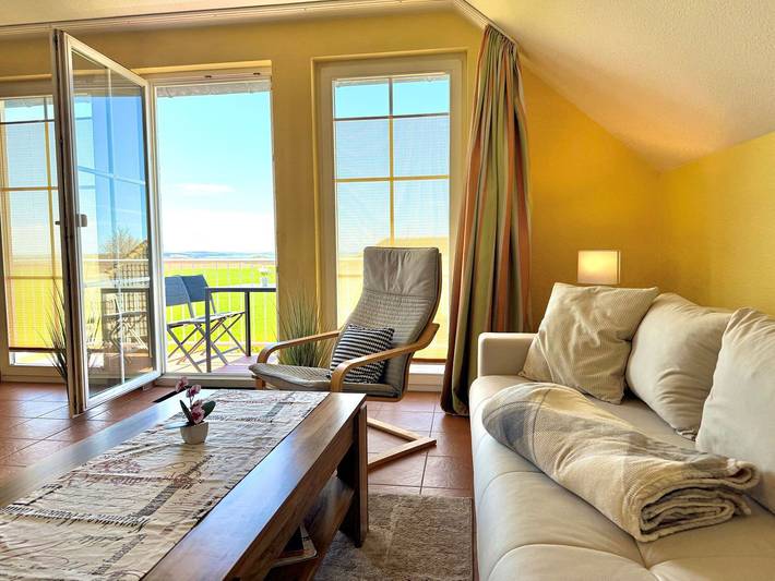 Ferienwohnung für 4 Personen, mit Balkon und Ausblick in Neddesitz, Sagard
