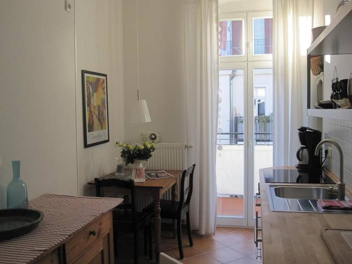 Ferienwohnung für 2 Personen, mit Balkon und Ausblick in Prenzlauer Berg Berlin