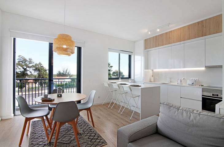 Apartment for 3 people, with Balcony and Lake view in Faro