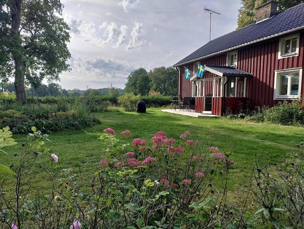 Lantlig idyll nära sjö i Småland in Ljungby, Bolmen