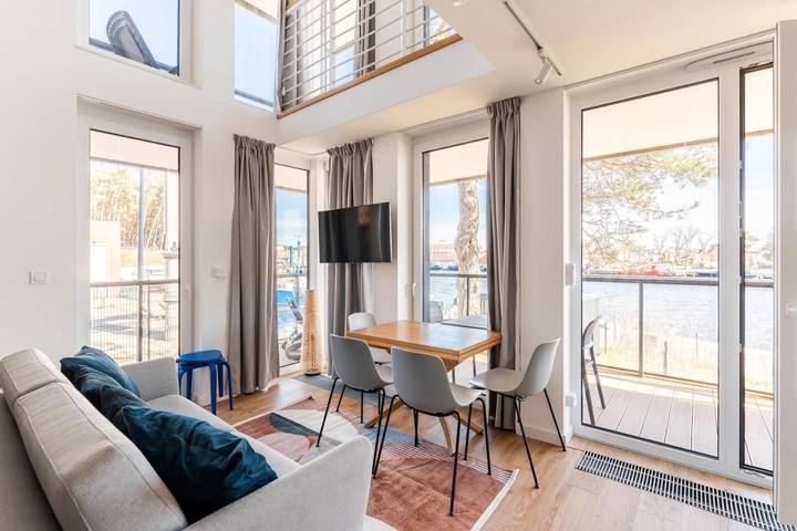 Apartament wakacyjny dla 6 osób, z Balkon i Taras oraz Widok w Mrzeżyno